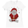 christmas santa Ladies Fitted T-Shirt