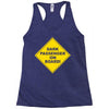 dark passenger on board Racerback Tank