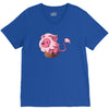 lion in a box V-Neck Tee
