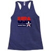 usa basketball logo Racerback Tank