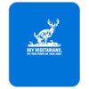 buck wear food poops Mousepad