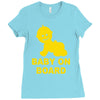 baby on board ! Ladies Fitted T-Shirt