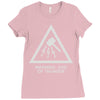 warning god of thunder Ladies Fitted T-Shirt