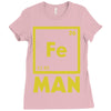 chemical element for iron man Ladies Fitted T-Shirt