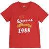 queens are born in 1988 V-Neck Tee