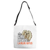 This Girl Loves Her Lhasa Apso Adjustable Strap Totes