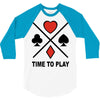 time to play 3/4 Sleeve Shirt