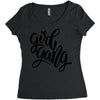 girl gang 2 Women's Triblend Scoop T-shirt