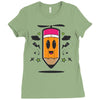 fly pencil vector Ladies Fitted T-Shirt