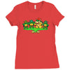 turtle surprise Ladies Fitted T-Shirt