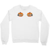 pumpkin skull hand Crewneck Sweatshirt