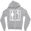 your girlfriend vs my girlfriend funny pub jokr  impress your friends! Zipper Hoodie