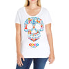 loco coco skul Ladies Curvy T-Shirt