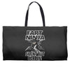 funny rude fart ninja ideal birthday gift or present Weekender Totes