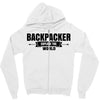 Backpacker Explore The World Zipper Hoodie