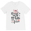 Tough She Be But Little She Is Fierce V-Neck Tee