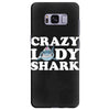 crazy lady shark Samsung Galaxy S8 Plus Case
