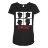 2015 new 100 quality gorillaz t shirt o neck popular chakakhan tshirt Maternity Scoop Neck T-shirt