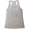 guns and swords and tacos Racerback Tank