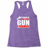 just one more gun i promise Racerback Tank