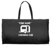 personalised your name caravan club funny gift Weekender Totes