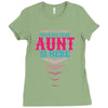 Have No Fear Aunt Is Here Ladies Fitted T-Shirt