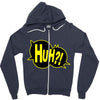 huh bang pow boom splat carto Zipper Hoodie