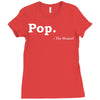 pop Ladies Fitted T-Shirt
