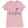 my heart beats for parrots Ladies Fitted T-Shirt