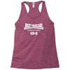 rocky marciano the brooklyn blockbuster 49 0 logo Racerback Tank
