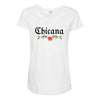 Chicana Maternity Scoop Neck T-shirt