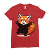 red fox Ladies Fitted T-Shirt