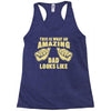 amazing dad Racerback Tank