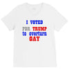 i voted for trump to overturn gay V-Neck Tee