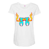 high tooths with joint Maternity Scoop Neck T-shirt