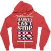 harvey can't stop us Zipper Hoodie