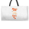 Sleeps With Golden Weekender Totes