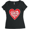 LOVE GAMES Women's Triblend Scoop T-shirt