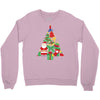 christmas tree made of bells stocking santa Crewneck Sweatshirt