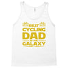 best cycling dad galaxy cycling Tank Top