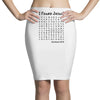 i Found Jesus Pencil Skirts