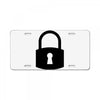 padlock License Plate