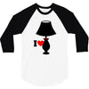 i love lamp 3/4 Sleeve Shirt