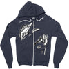 self made zombie Zipper Hoodie