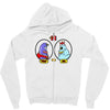 eggplant wizard and king hippo Zipper Hoodie