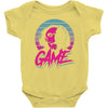 let's play the game eightees Baby Bodysuit