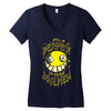 perfect day for mayhem Women's V-Neck T-Shirt