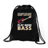 voices in my head Drawstring Bags
