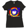 i am not gay, i just like rainbows Ladies Fitted T-Shirt