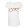 loose Maternity Scoop Neck T-shirt